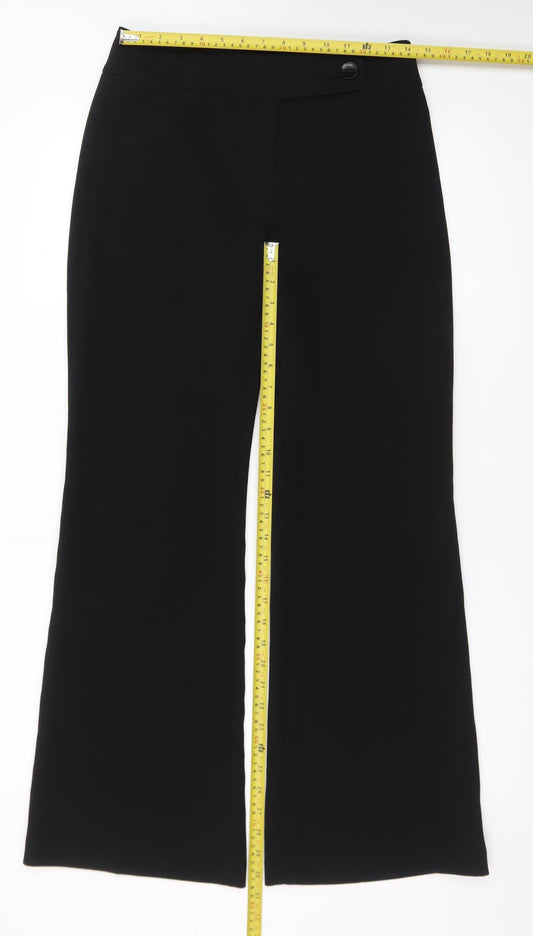 Next Women’s Black 8R Flared Dress Pants Trousers