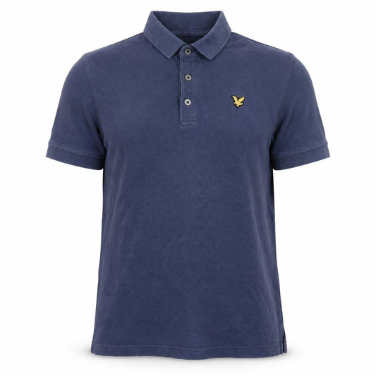 Lyle & Scott Men's Blue Cotton Polo Shirt Size L