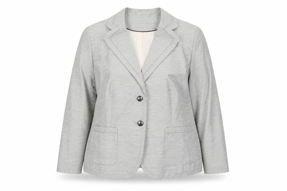 Marks & Spencer Women’s Grey Regular Fit Single Breasted Blazer UK 20