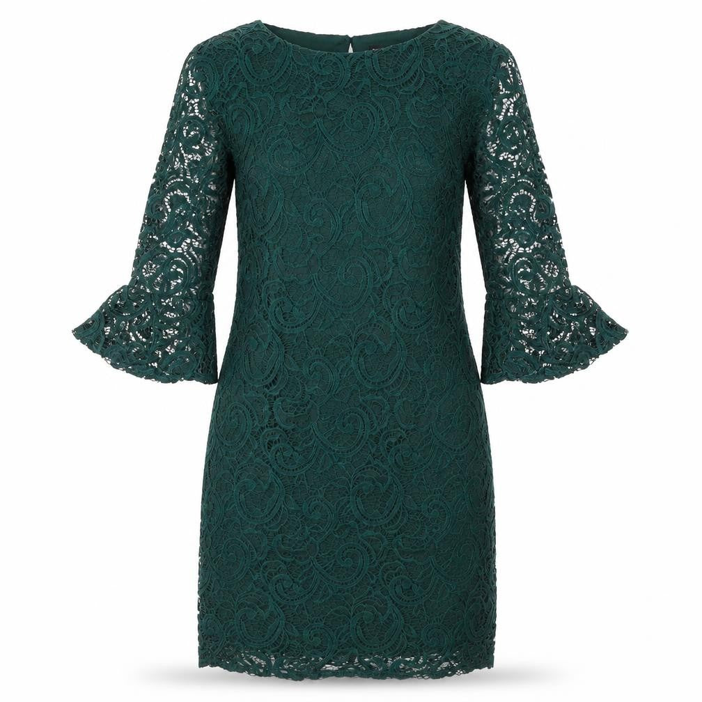 Dorothy Perkins Women’s Green Lace Sheath Dress Size 8