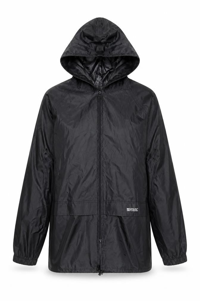 Regatta Womens Black M Waterproof Hooded Rain Jacket
