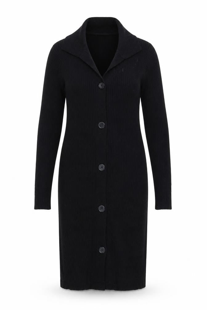 Threadbare Womens Black Long Sleeve Button Cardigan Size 8