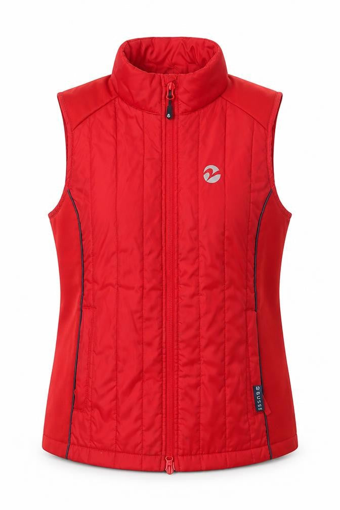 Busse Women's Red Insulated Waistcoat Bodywarmer S