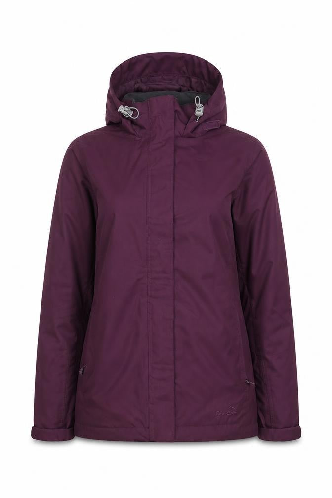 Peter Storm Womens Purple Waterproof Hooded Jacket Size 12