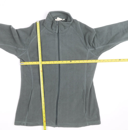 Mountain Warehouse Womens Grey Fleece Full Zip Jacket Size 12