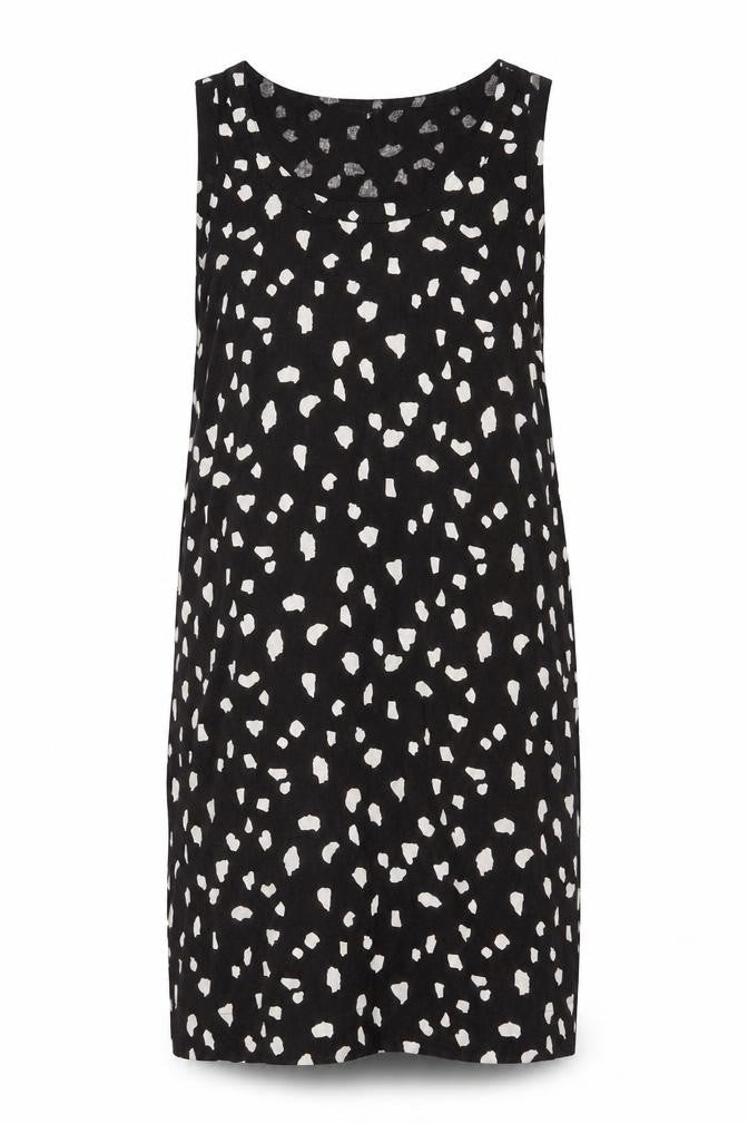Marks & Spencer Women Black Viscose Shift Dress Size 12