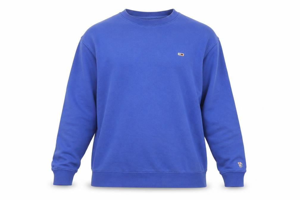 Tommy Jeans Men's Blue Pullover Sweatshirt M Regular Fit