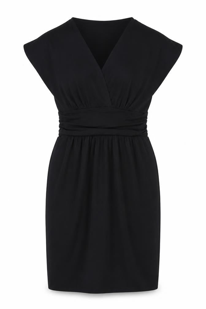 Bravissimo Women Black Size 14 V-Neck Bodycon Knee Length Dress