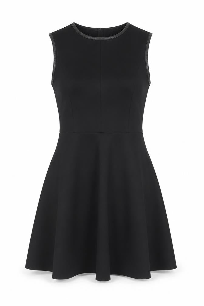 Blue Vanilla Women's Black Sleeveless Skater Dress Size S