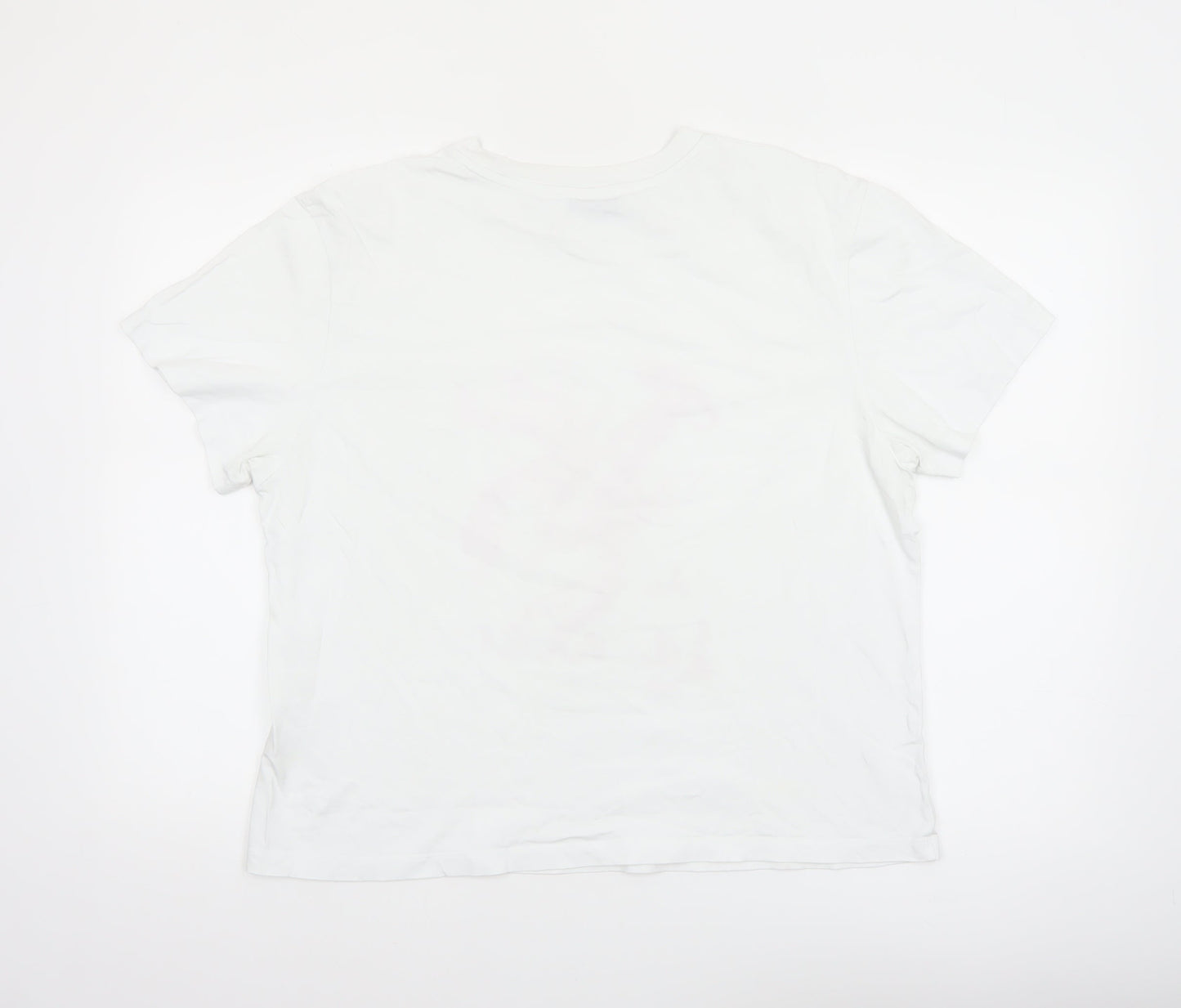 Mint Velvet Women's White XL Graphic Lobster Cotton T-Shirt