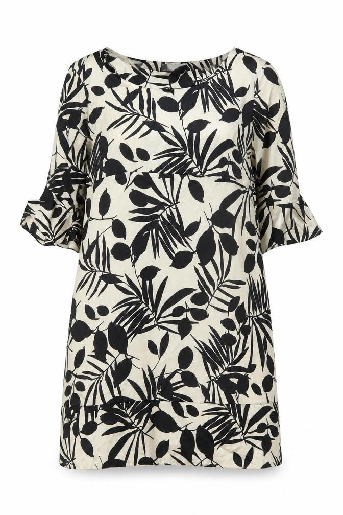 Wallis Women’s Black Floral Knee Length Shift Dress Size 18