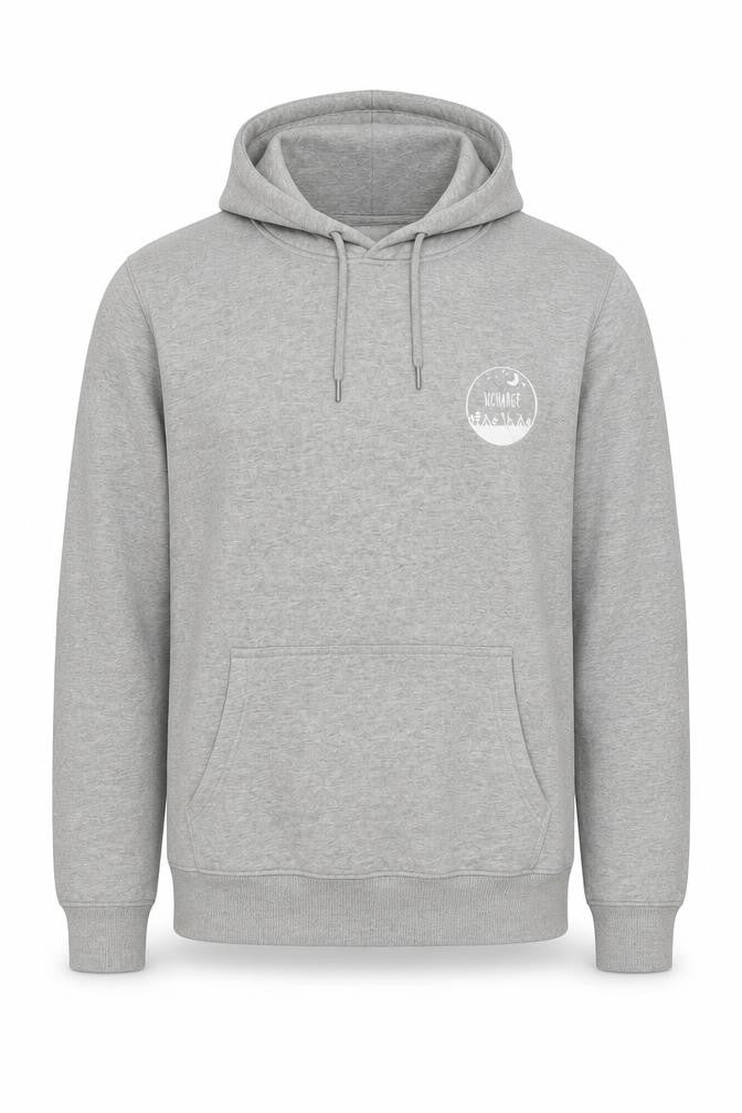Earth Positive Men's Grey Pullover Hoodie M Regular Fit Graphic