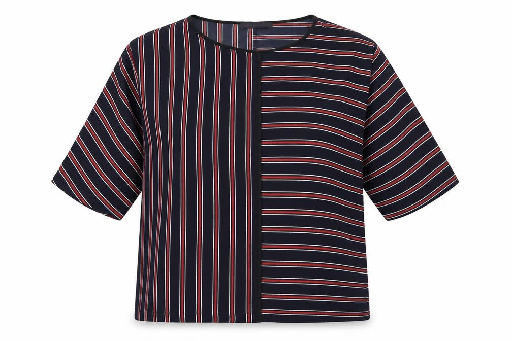 Marks & Spencer Women’s Blue Striped Kimono Blouse Size 12