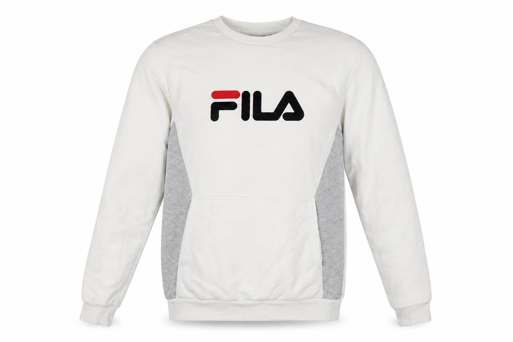 Fila Men's White XS Pullover Sweatshirt Logo Graphic