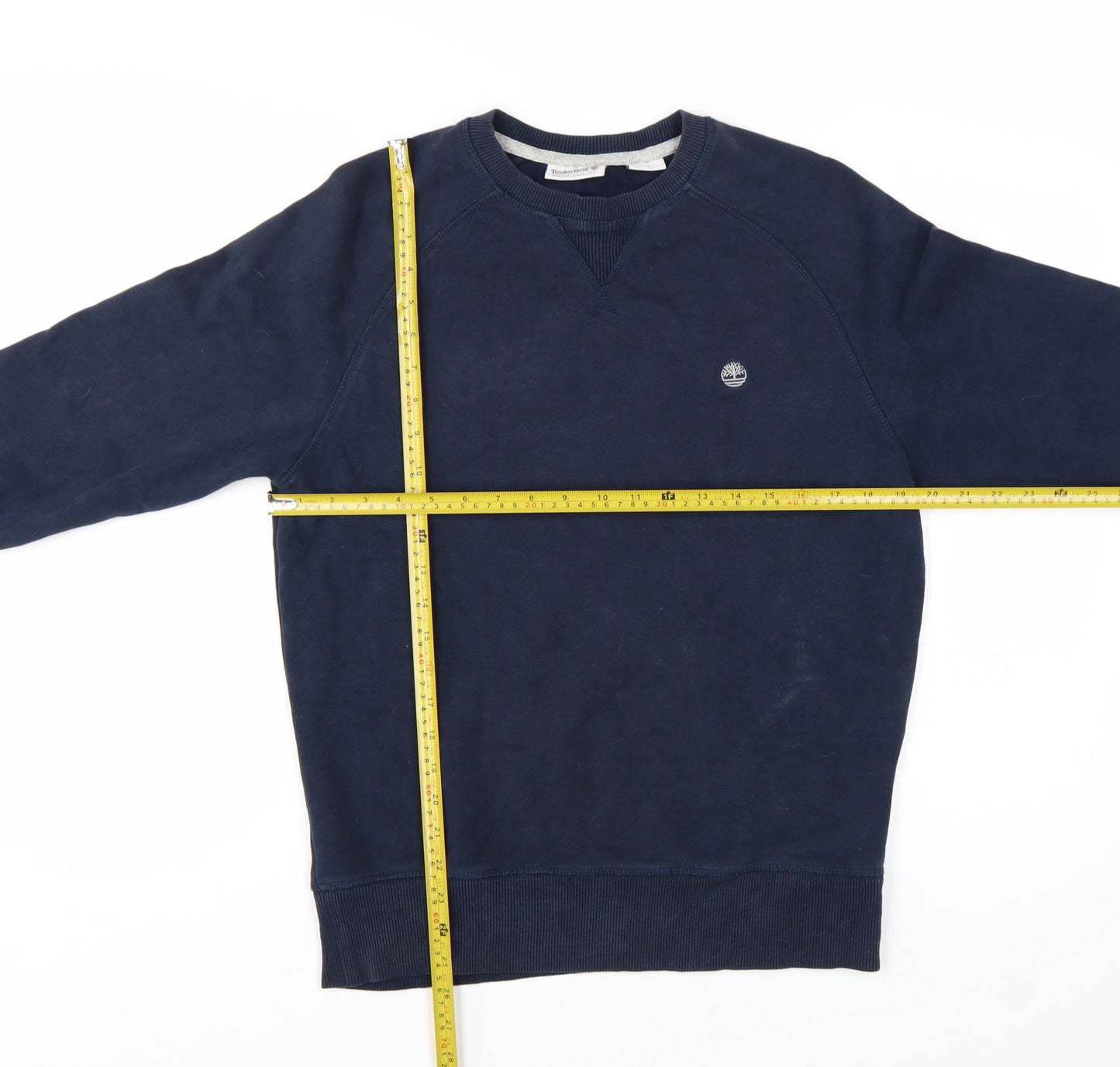Timberland Men's Blue Regular Fit Crew Neck Sweatshirt Size S