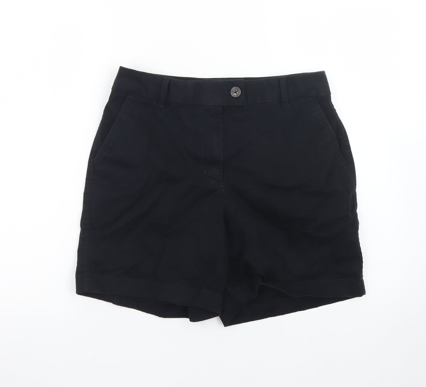 Marks and Spencer Women Black Size 12 Chino Shorts