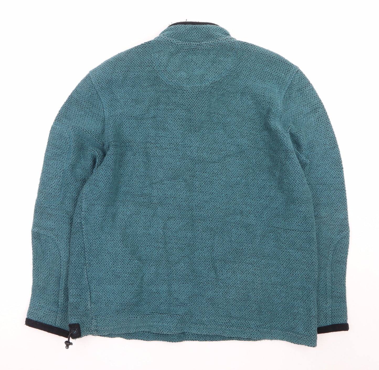 Weird Fish Men's Green XL 1/4 Zip Outdoor Knit Fleece Jacket