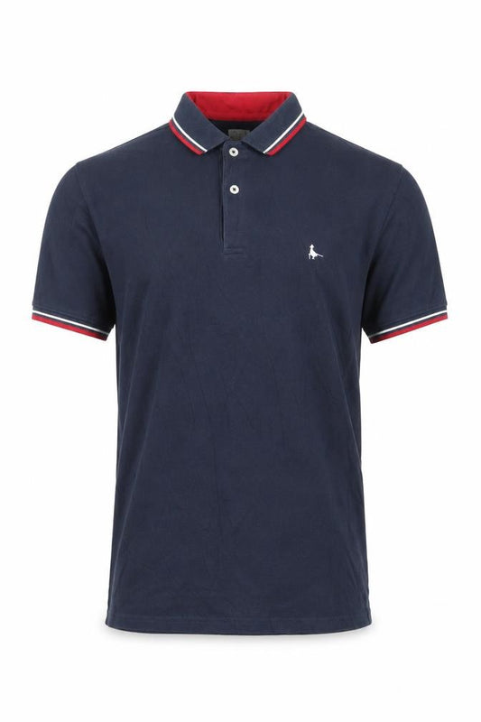 Jack Wills Men's Blue Small Slim Fit Cotton Polo Shirt