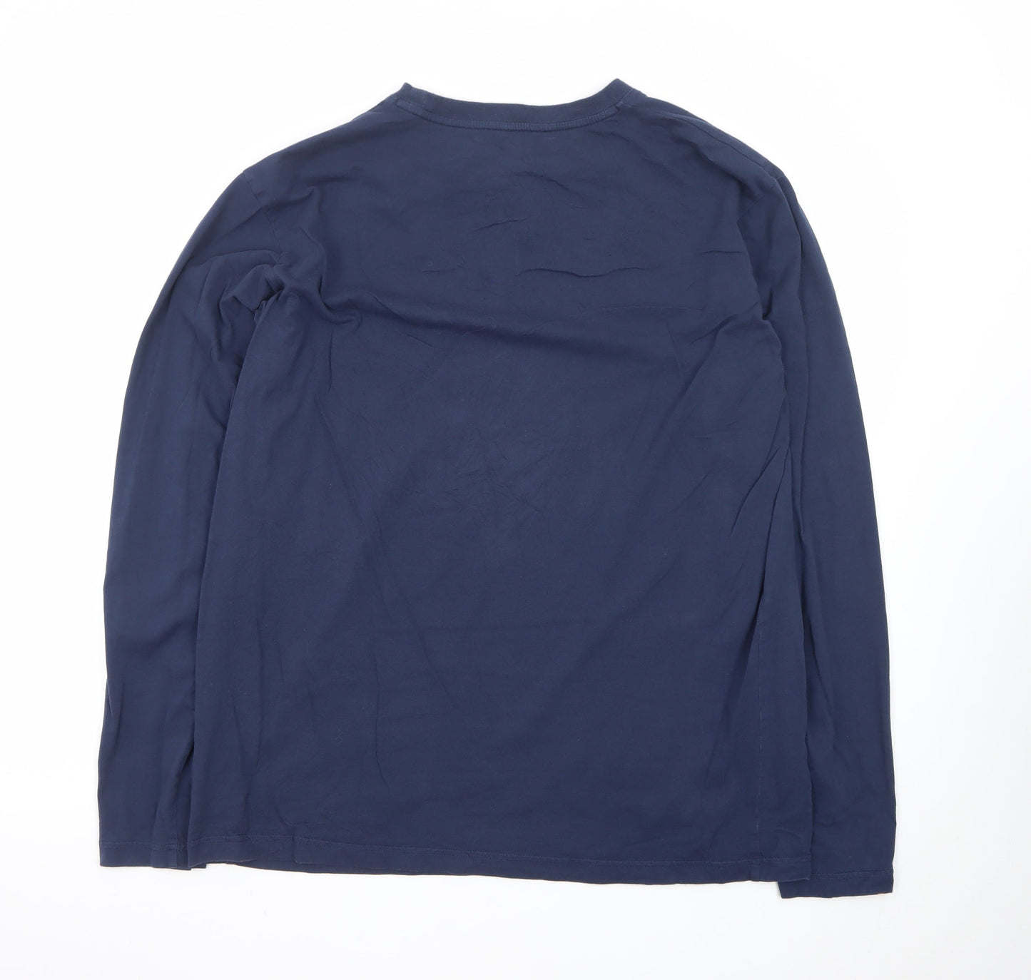 Berghaus Men's Blue XL Long Sleeve Cotton Outdoor T-Shirt