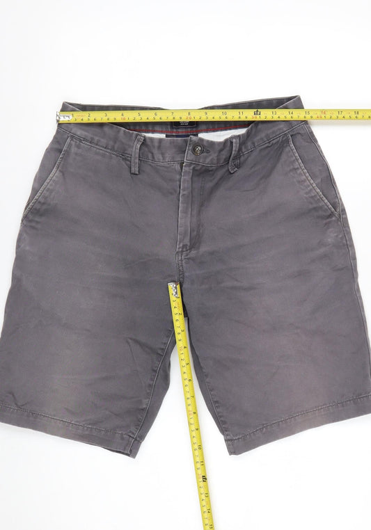Gap Men Grey Chino Shorts Size 30 Regular Cotton Casual