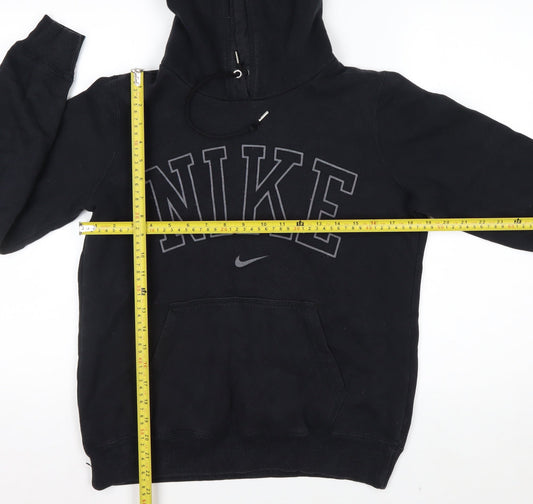 Nike Men's Black Pullover Hoodie M Sports Fleece Sweatshirt