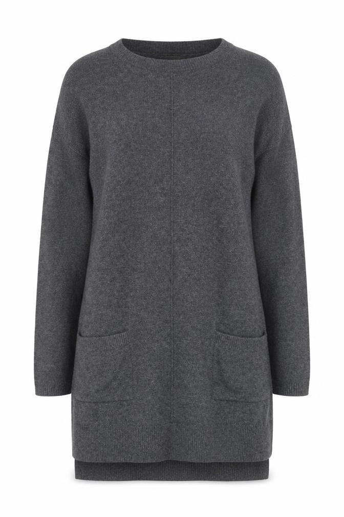 Fat Face Women's Grey Long Sleeve Knit Cardigan L