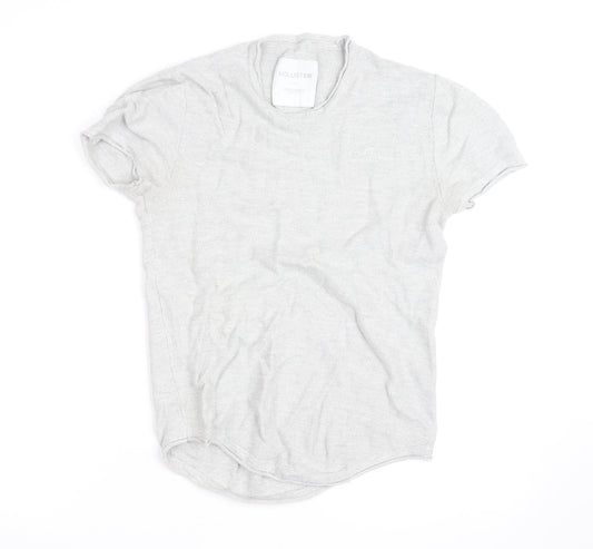 Hollister Men’s Grey XS Slim Fit Crew Neck Short Sleeve T-Shirt