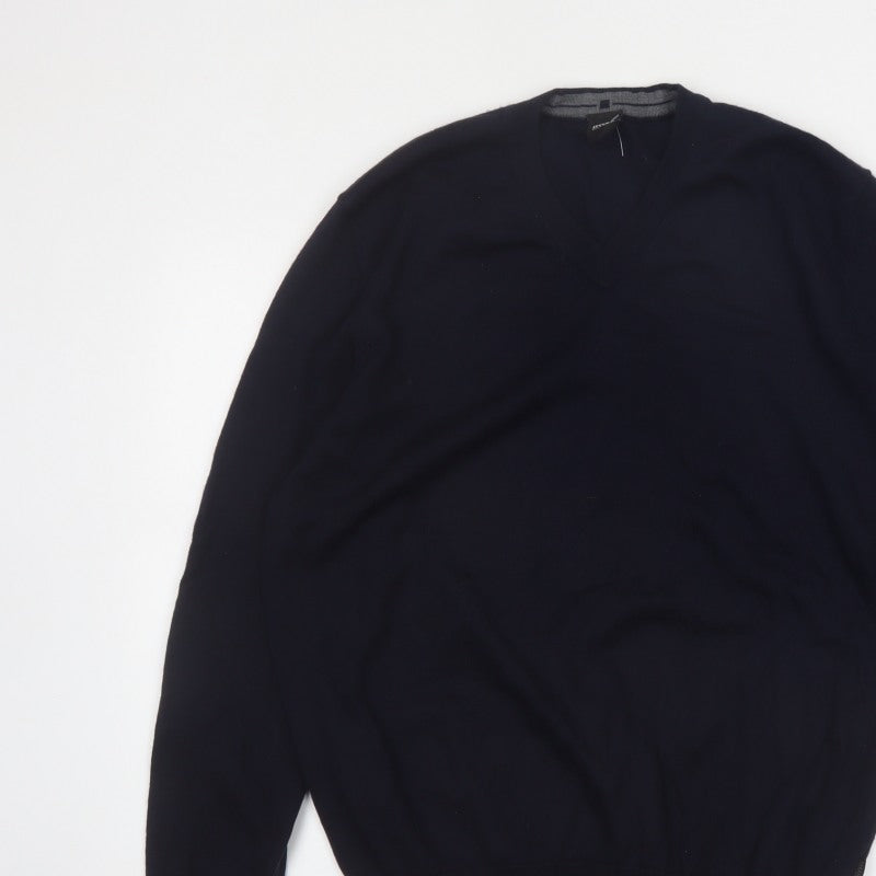Additional view of Hugo Boss Men's Black 2XL V-Neck Knit jumper