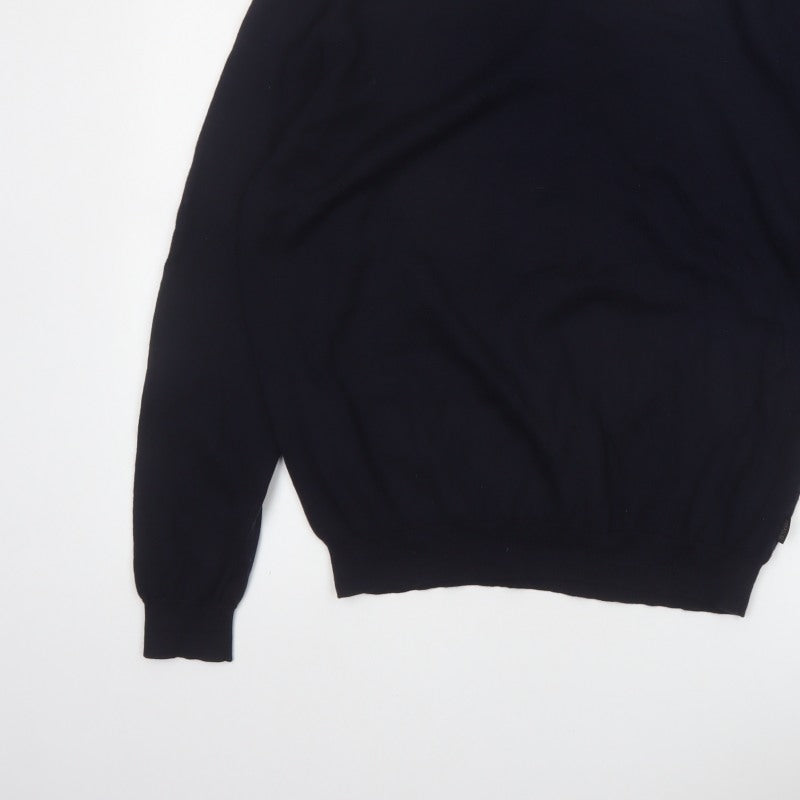 Additional view of Hugo Boss Men's Black 2XL V-Neck Knit jumper