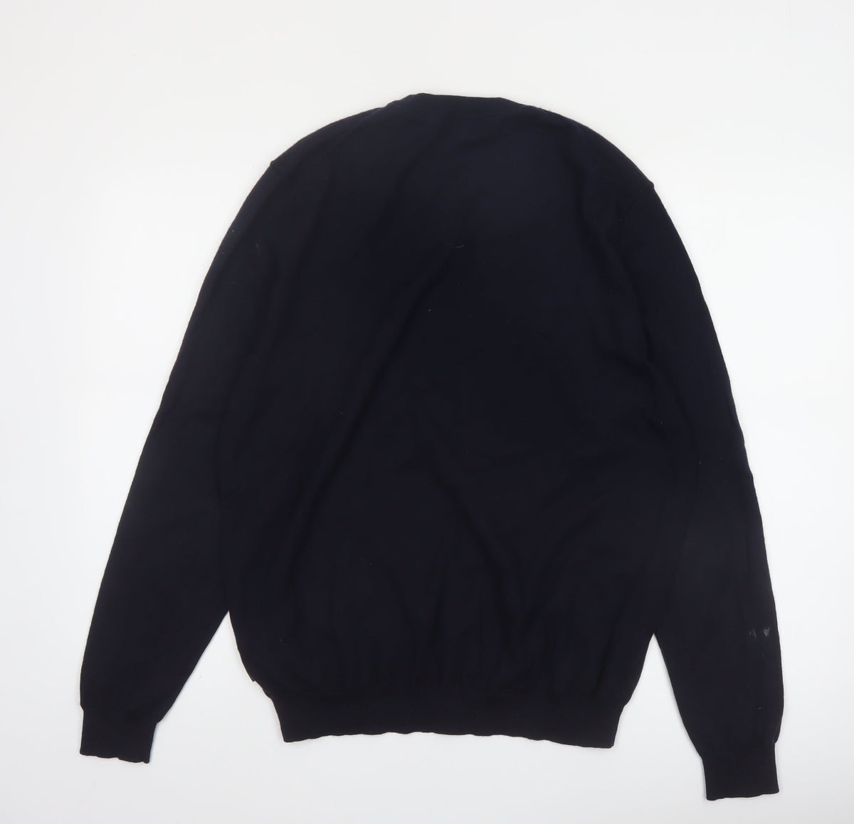 Brand and care label for Hugo Boss Men's Black 2XL V-Neck Knit jumper