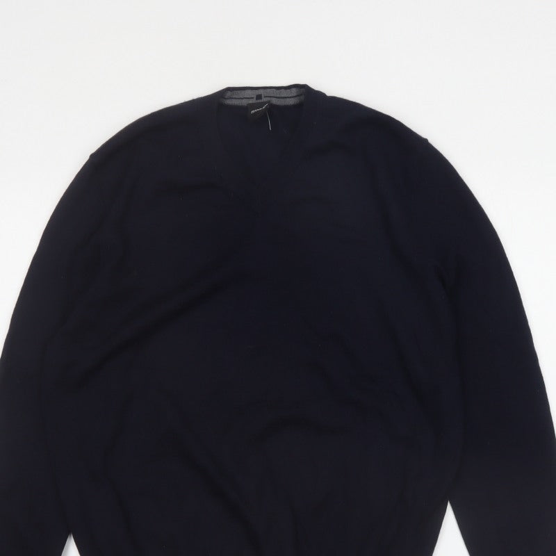 Additional view of Hugo Boss Men's Black 2XL V-Neck Knit jumper