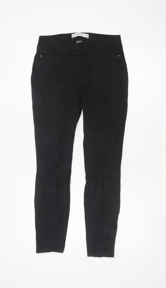 Next Women's Black Jersey Denim Jegging Size 8 Skinny Fit