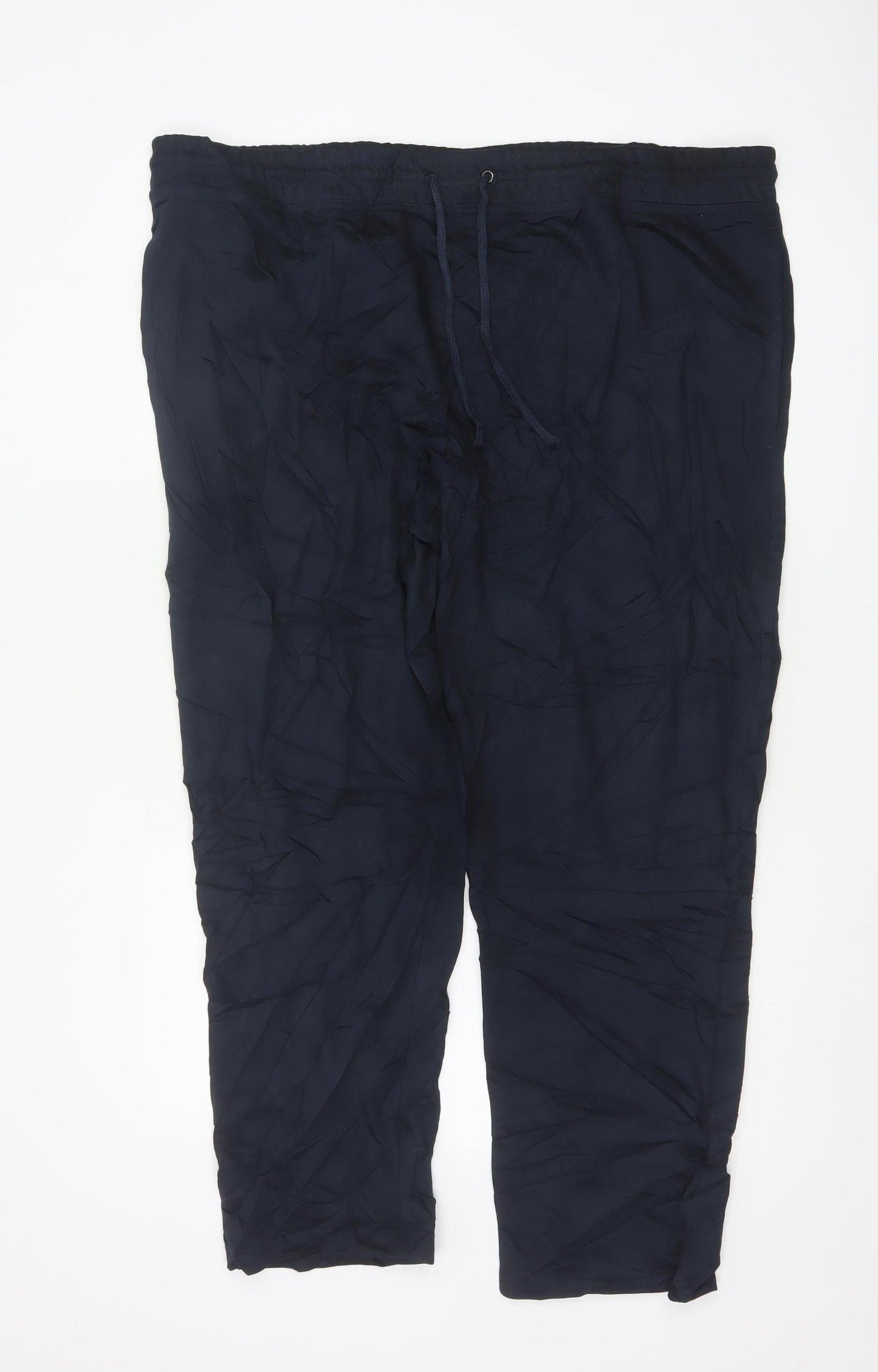 Marks and Spencer Men’s Blue 2XL Short Jersey Jogger Trousers