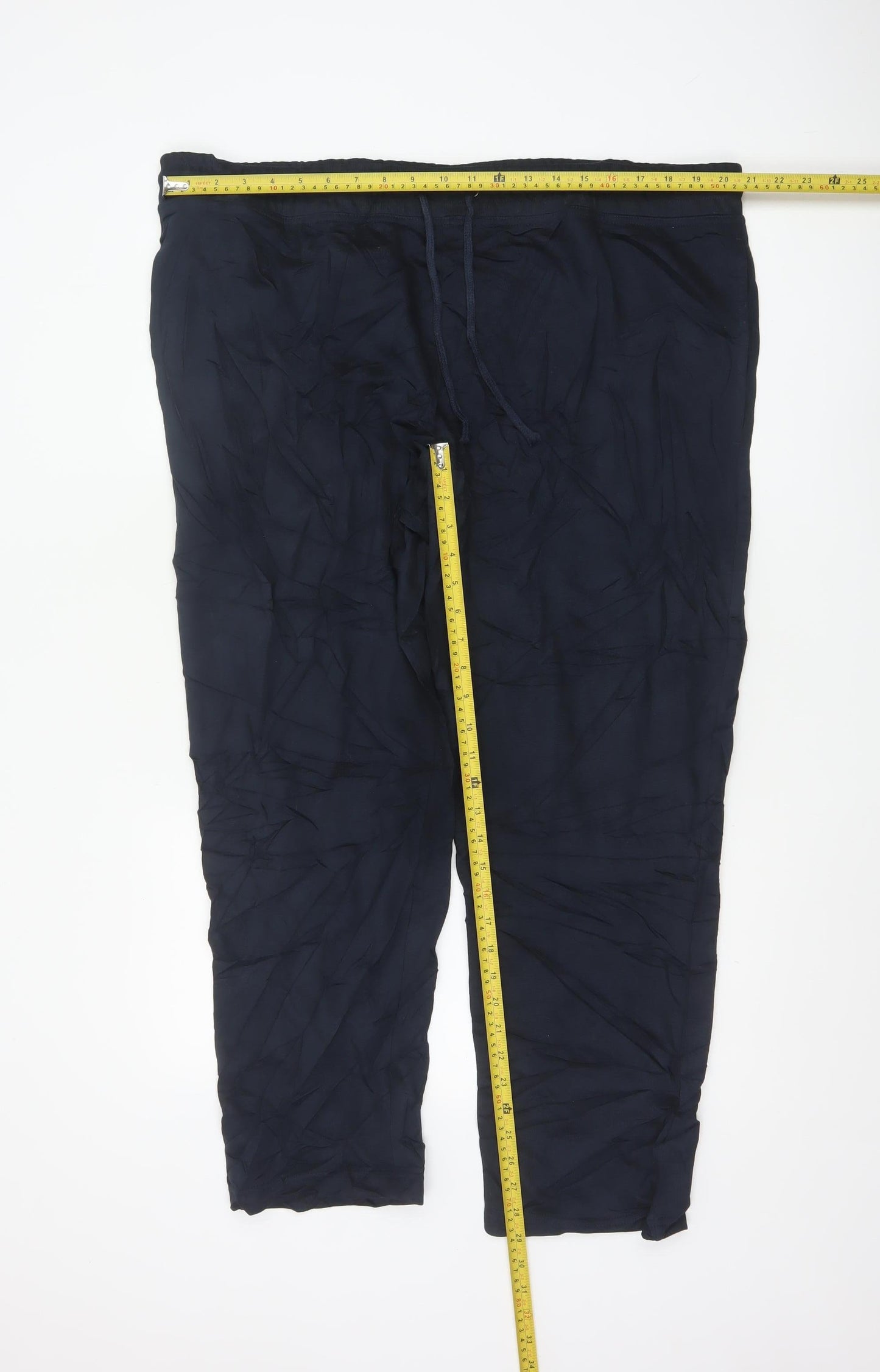 Marks and Spencer Men’s Blue 2XL Short Jersey Jogger Trousers