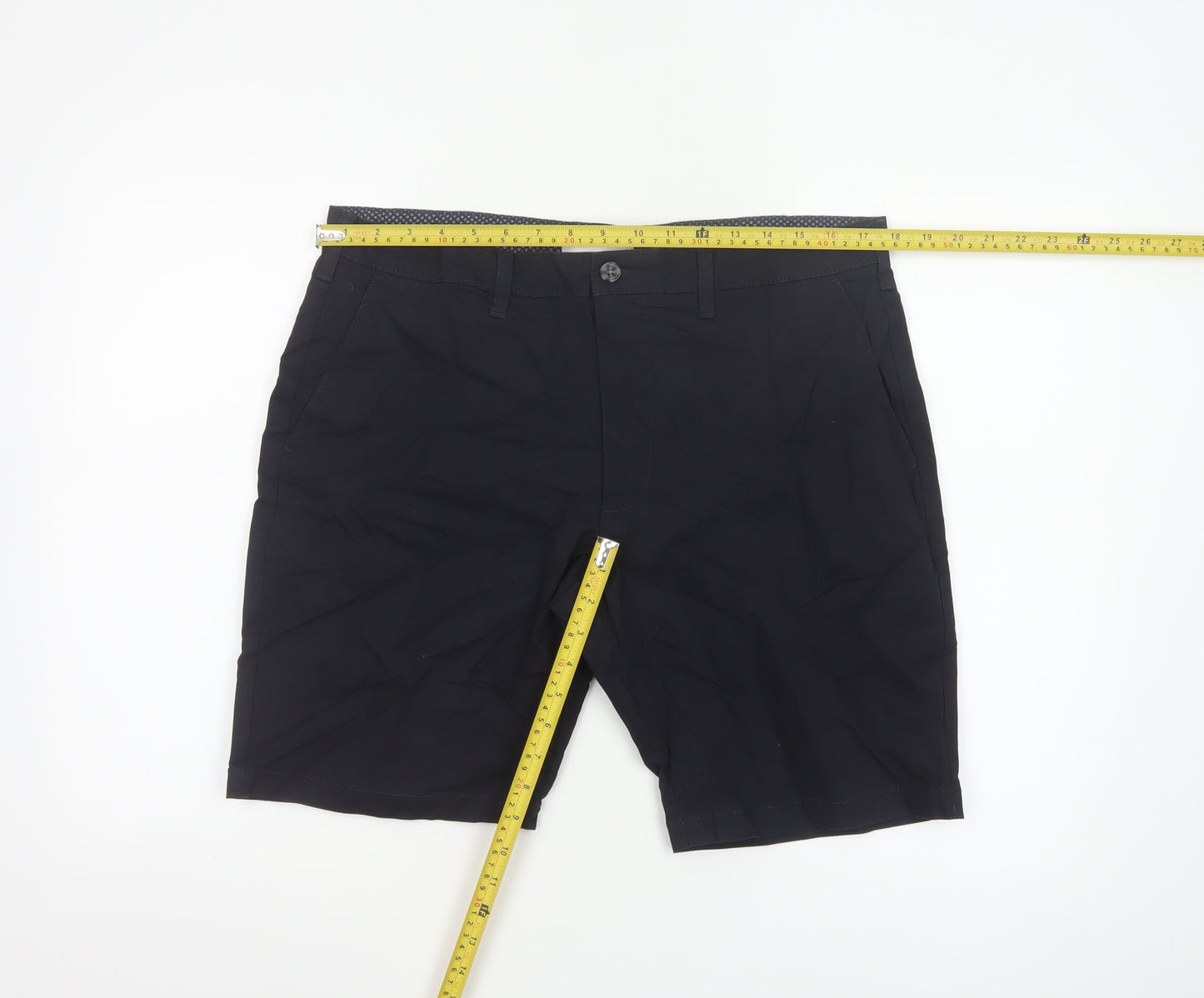 Marks and Spencer Men’s Black 36 Regular Stretch Chino Shorts