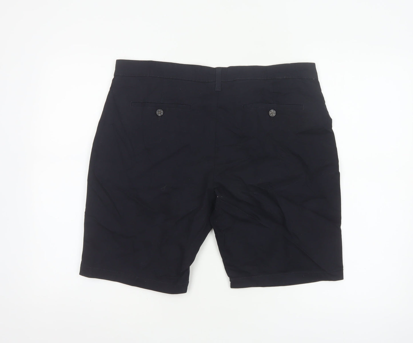 Marks and Spencer Men’s Black 36 Regular Stretch Chino Shorts