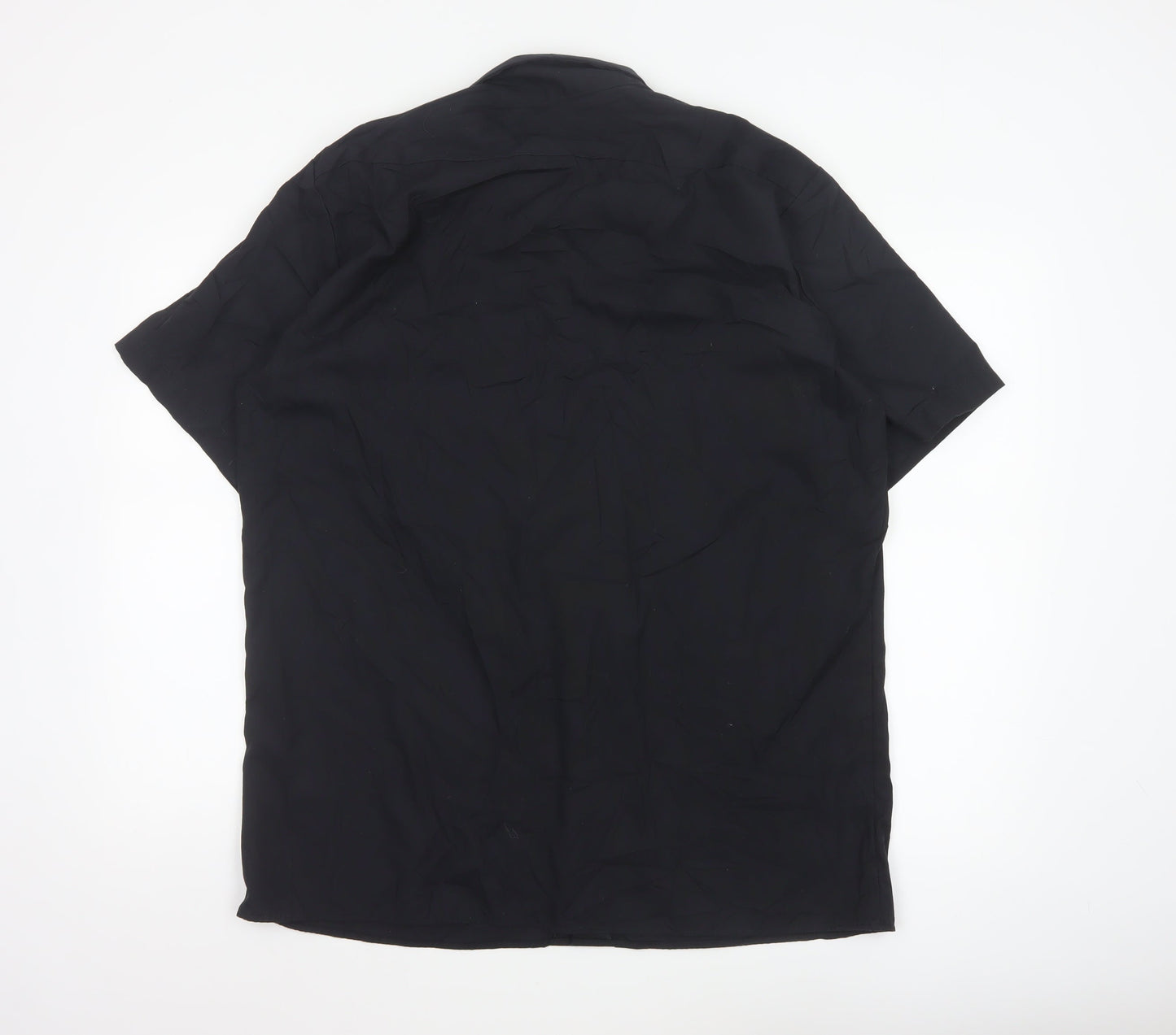 Dickies Men’s Black Jägermeister Work Shirt L Short Sleeve Button-Up