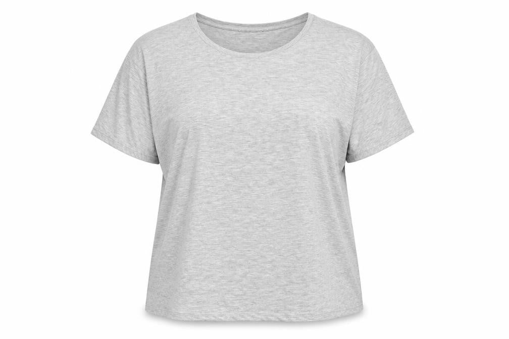 Marks and Spencer Women's Grey Size 18 Basic Short Sleeve T-Shirt