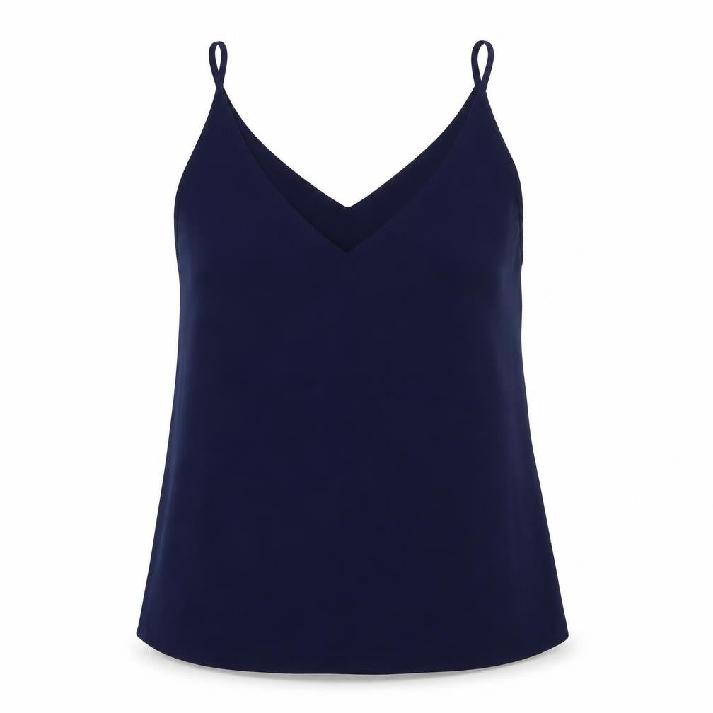 Oasis Women's Blue V-Neck Camisole Tank Top Size 8