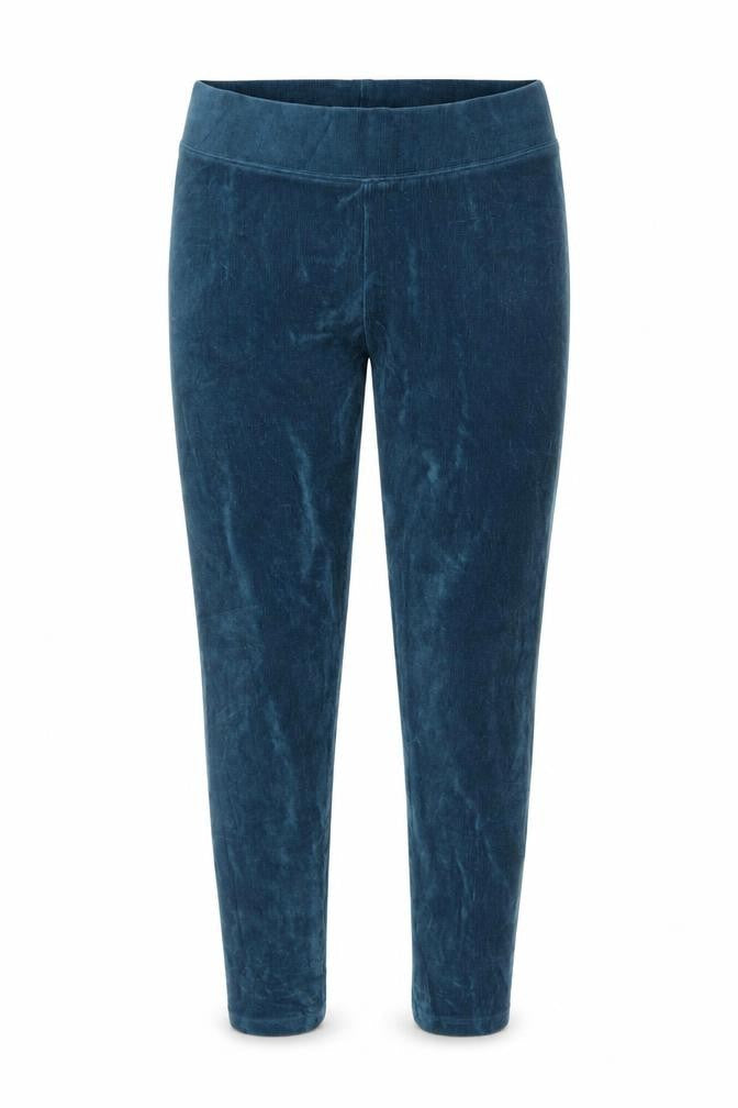 Marks and Spencer Women Petrol Green Velour Leggings UK 12 Regular