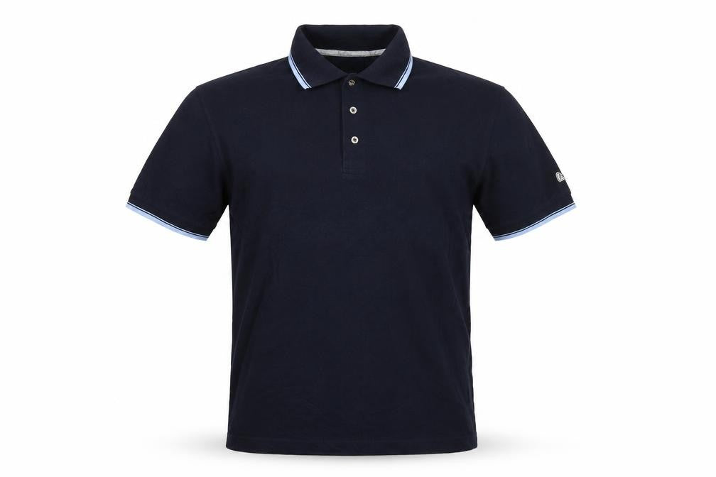 Lee Cooper Men’s Blue Cotton Short Sleeve Polo Shirt Size M