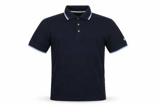 Lee Cooper Men’s Blue Cotton Short Sleeve Polo Shirt Size M