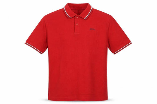 Slazenger Men's Red XL Polo Shirt Classic Sports Fit