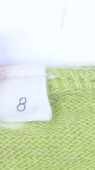 White Stuff Women’s Green Polka Dot Cotton Cardigan Size 8
