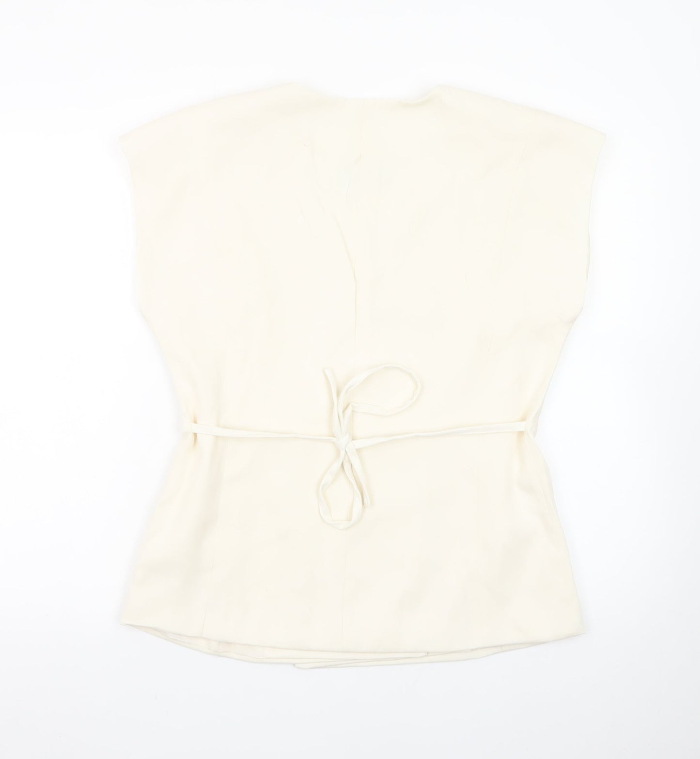 Marks and Spencer Women’s Ivory Wrap Blouse Size 12