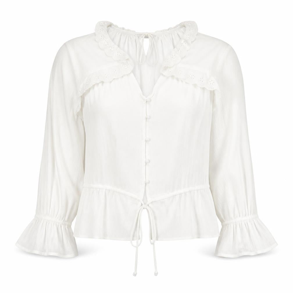 Marks and Spencer Women’s White Viscose Tunic Blouse Size 8