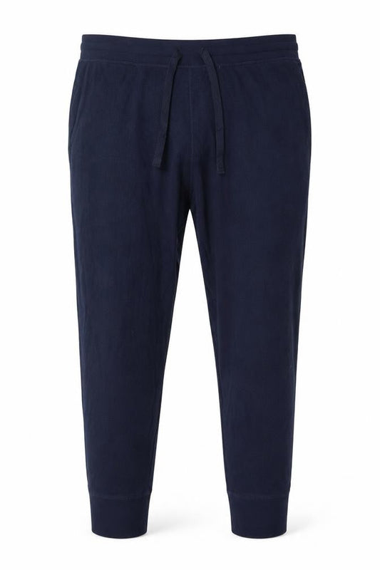 Loungewear Men's Navy Blue 2XL Lounge Pants Drawstring Cotton Blend