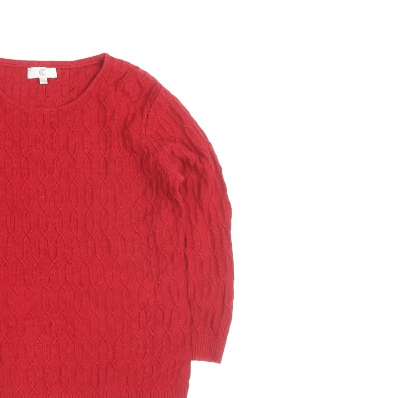 Additional view of CC Red Cable-Knit Crew Neck Men's S jumper