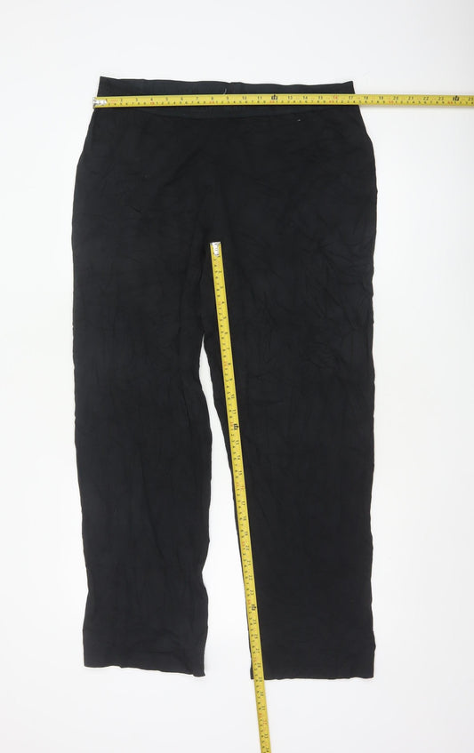 Marks and Spencer Body Men's Black Jersey Cotton Modal Sweatpants Size 18