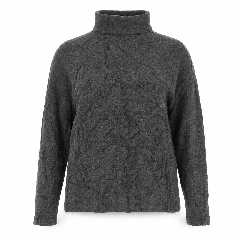 Brave Soul Women's Grey Roll Neck Knit Jumper Size 16